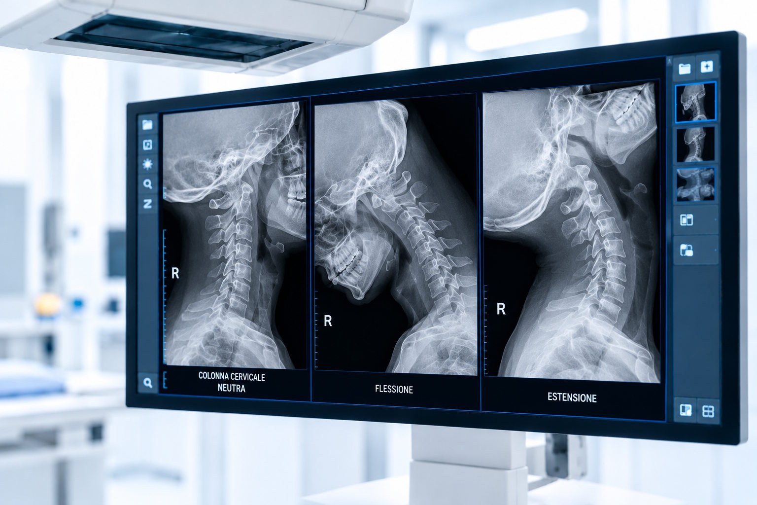 RX COLONNA CERVICALE CON STUDIO DINAMICO